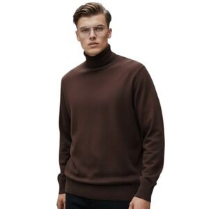 Charles Tyrwhitt Merino Wool Preppy Turtleneck Mens size XXL Luxury Sweater